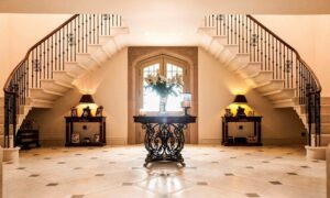 Staircase Landing at Woodend Manor, Staffordshire, Staircase & Handrail Project by PT Handrails from Clive Durose