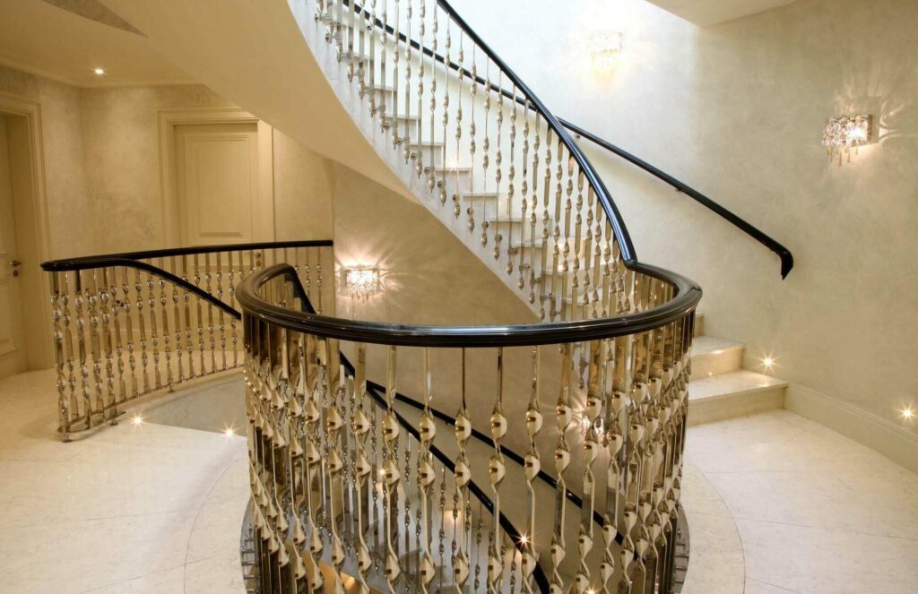 Stunning rail and balustrade at Highgate, Hampstead, Staircase & Handrail Project by PT Handrails from Clive Durose