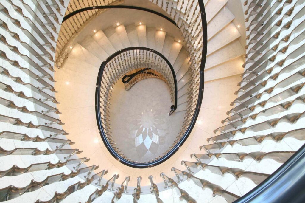 Stunning staircase handrail design draws the eye at Highgate, Hampstead, Staircase & Handrail Project by PT Handrails from Clive Durose